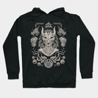 Dragon Mask - Cool Aesthetic Dragon Boy Japanese Gift Hoodie